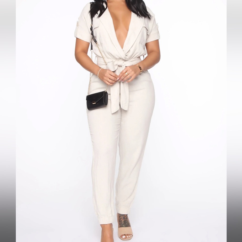 Oatmeal jumpsuit
